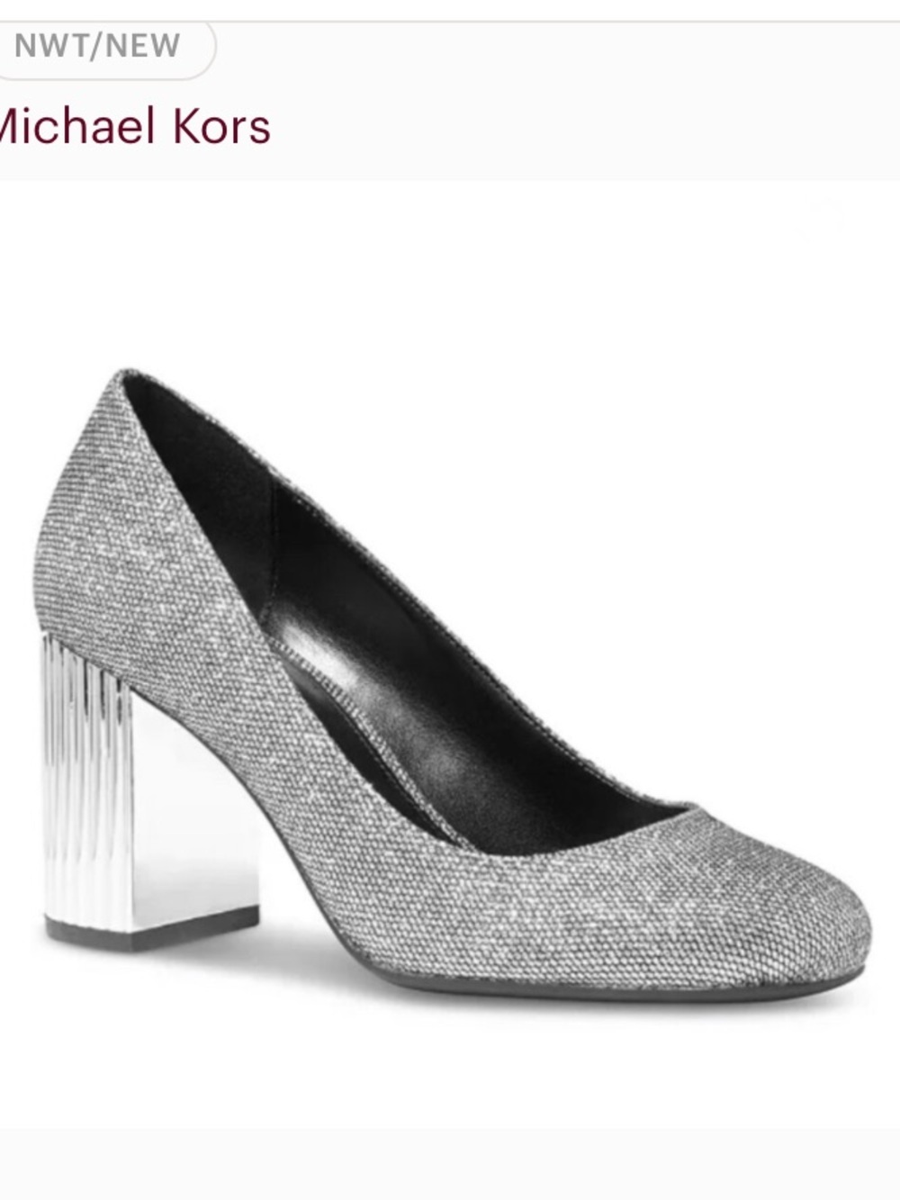 Michael Kors Porter Flex pumps in silver glitter